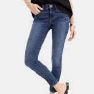 J. Crew Toothpick Mid Rise Jeans Sz 28 Tall